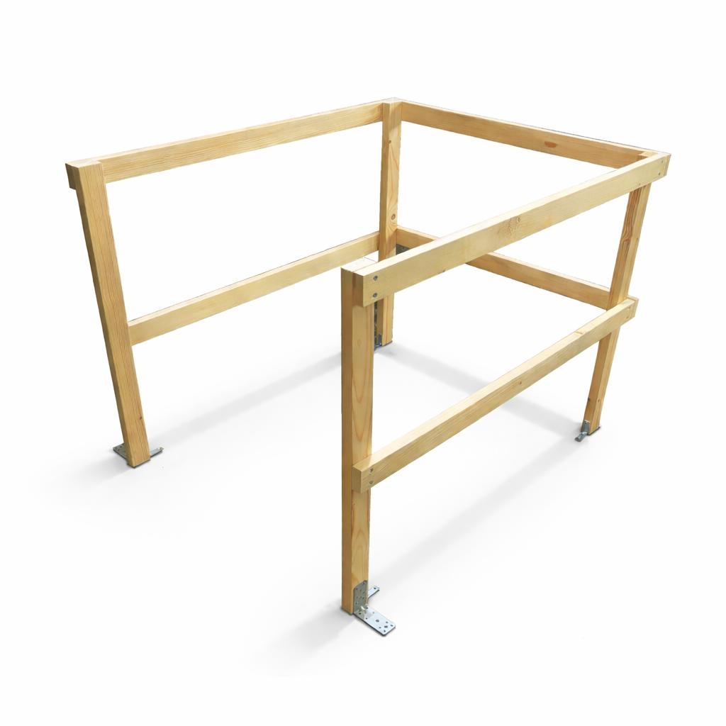 Balustrada din lemn Balustradă pentru pod - imagine 1
